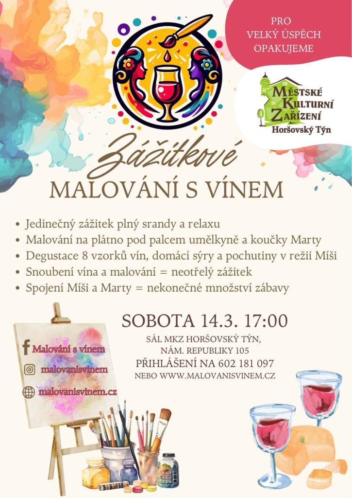 malování s&nbsp;vínem