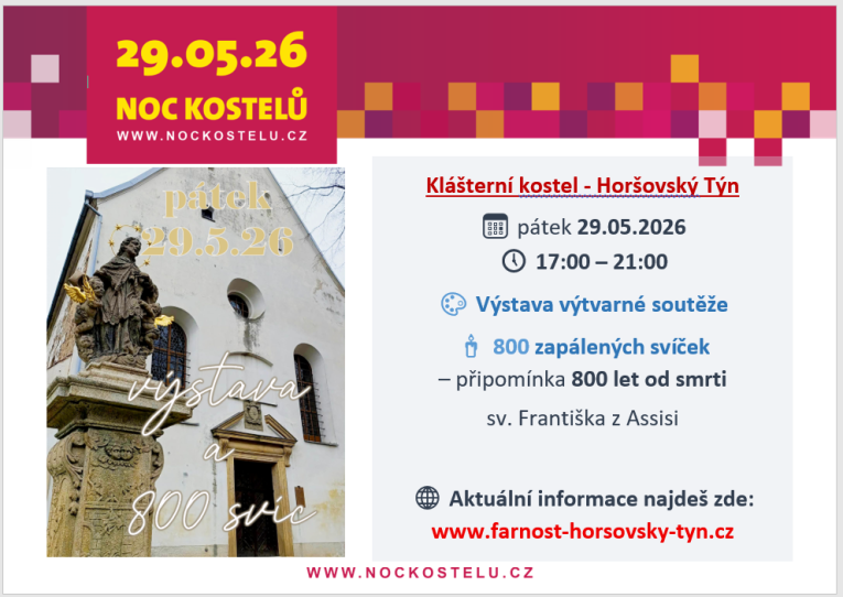 noc kostelů