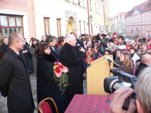 Návštěva prezidenta Václava Klause
