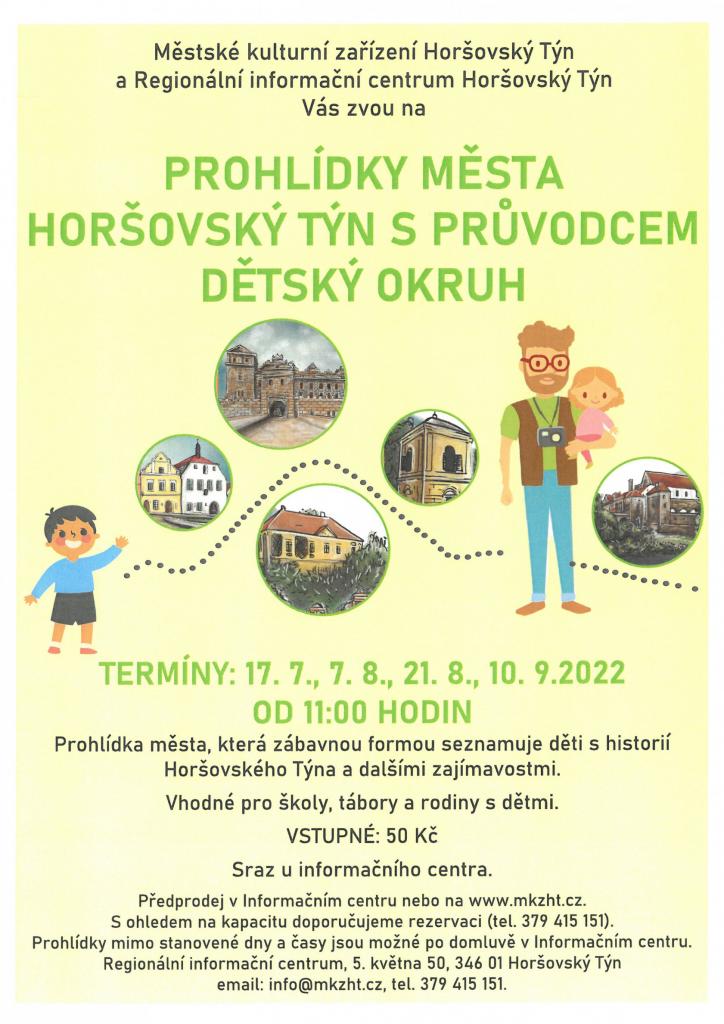 Prohlídky města Horšovský Týn s průvodcem pro děti 1
