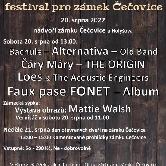 Folk a Country festival pro zámek Čečovice 1