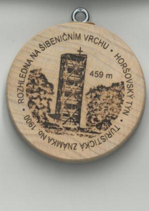 Turistická známka Rozhledna na Šibeničním vrchu