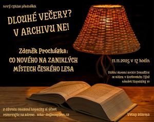 přednáška v archivu