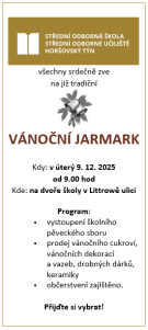 vánoční jarmark soš a sou