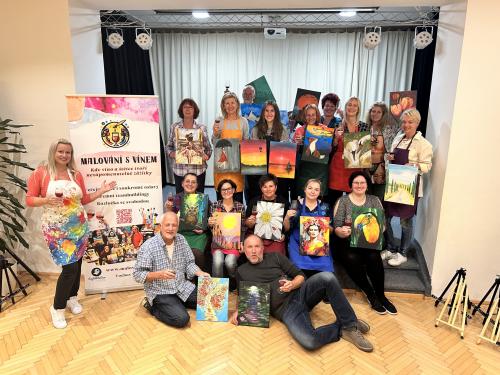 Malování s vínem 27. 9. 2025